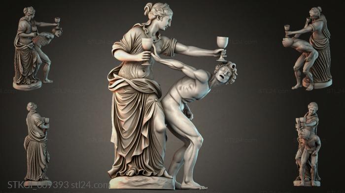 Statues of girls (STKGI_009393) 3D models for cnc