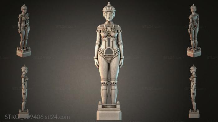 Statues of girls (STKGI_009406) 3D models for cnc