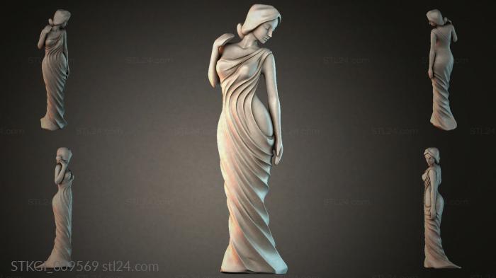 Statues of girls (STKGI_009569) 3D models for cnc