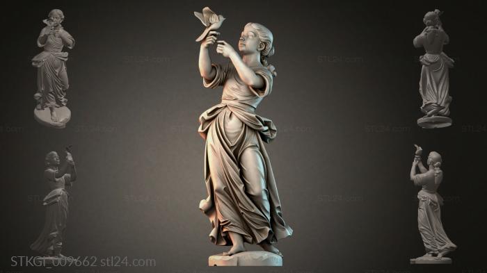Statues of girls (STKGI_009662) 3D models for cnc