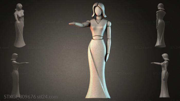 Statues of girls (STKGI_009676) 3D models for cnc