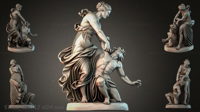 Statues of girls (STKGI_009712) 3D models for cnc