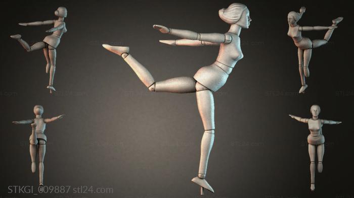 Statues of girls (STKGI_009887) 3D models for cnc