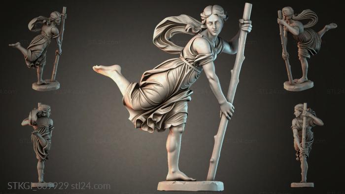 Statues of girls (STKGI_009929) 3D models for cnc