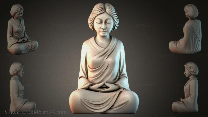 Statues of girls (STKGI_010045) 3D models for cnc