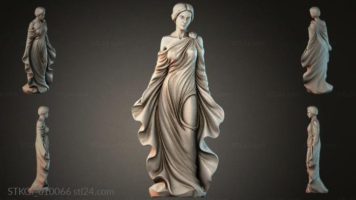 Statues of girls (STKGI_010066) 3D models for cnc