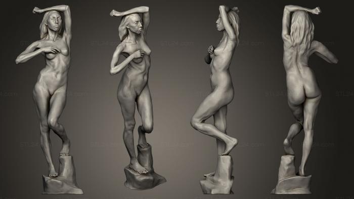 Figurines of girls (Tip of the Iceberg, STKGL_0154) 3D models for cnc