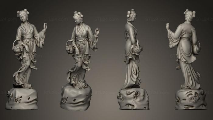Figurines of girls (Traditional sculpture4, STKGL_0156) 3D models for cnc