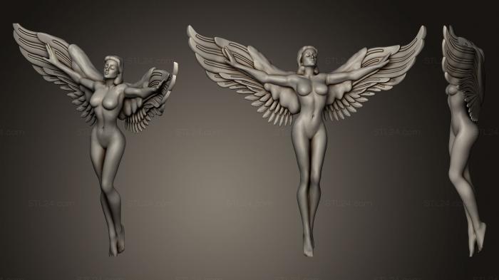 Figurines of girls (Angel Pred Var Var, STKGL_0229) 3D models for cnc