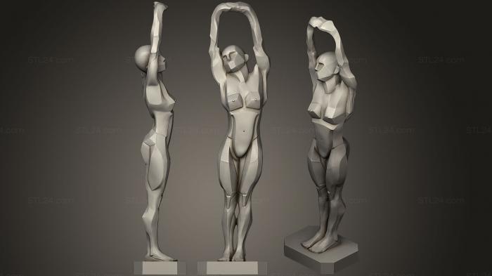 Figurines of girls (Female Planes of the Body, STKGL_0269) 3D models for cnc