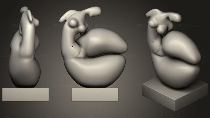 Статуэтки девушки (Скульптура Скульптура Венера, STKGL_0373) 3D модель для ЧПУ станка