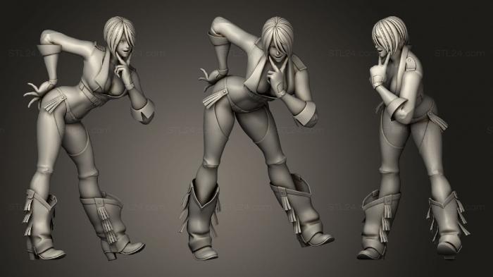 Figurines of girls (Angel Victory, STKGL_0495) 3D models for cnc