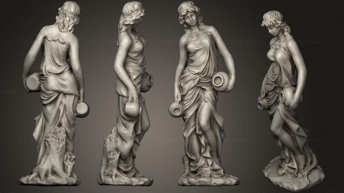 Figurines of girls (Aphrodite (3), STKGL_0513) 3D models for cnc