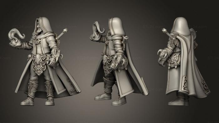 Figurines of girls (Battle Sorcerer, STKGL_0586) 3D models for cnc