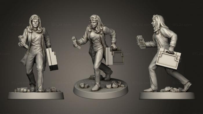 Figurines of girls (Beverly Crusher Star Trek Adventures, STKGL_0597) 3D models for cnc