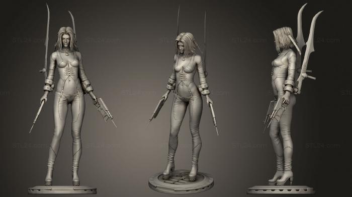 Figurines of girls (Blood rayne, STKGL_0615) 3D models for cnc