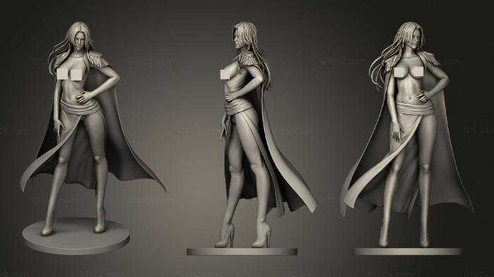Figurines of girls (Boa 22, STKGL_0623) 3D models for cnc