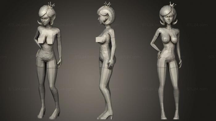 Статуэтки девушки (Доктор миссис монарх, STKGL_0780) 3D модель для ЧПУ станка