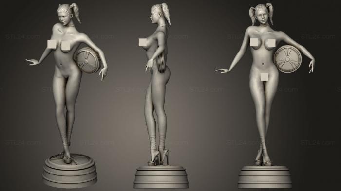 Статуэтки девушки (Статуя девушки из казино duke nukem forever, STKGL_0789) 3D модель для ЧПУ станка
