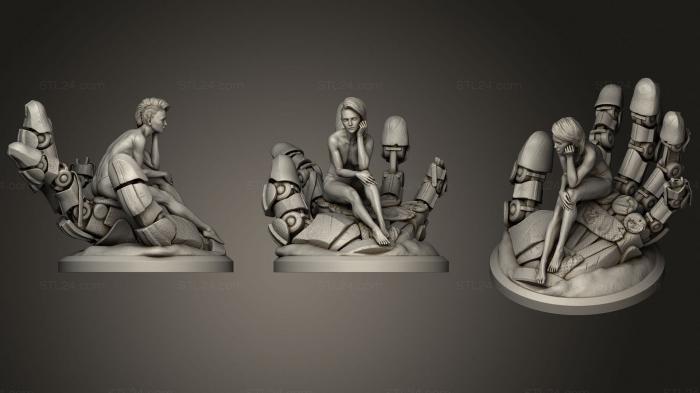Figurines of girls (Eris nsfw combined, STKGL_0808) 3D models for cnc