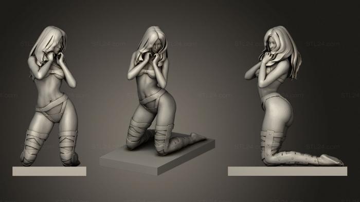Girl phone stand