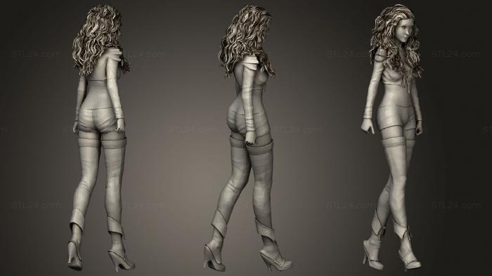 Figurines of girls (GIRLS lady full 232, STKGL_0950) 3D models for cnc
