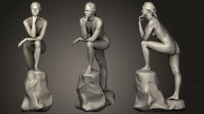 Figurines of girls (Kristi Posing, STKGL_1060) 3D models for cnc