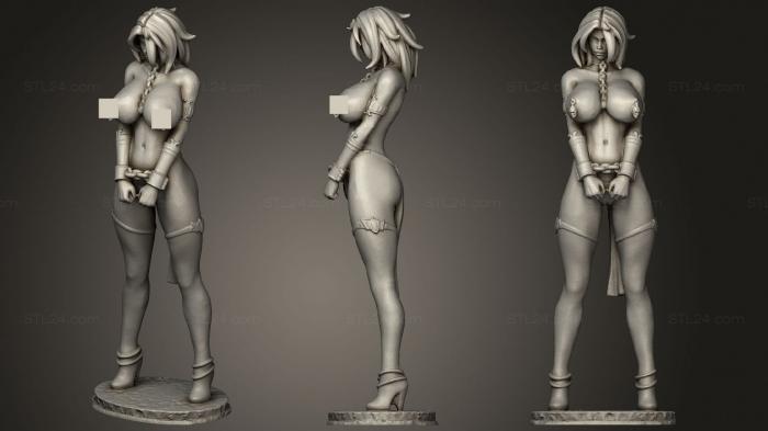 Figurines of girls (Kyra Slave, STKGL_1070) 3D models for cnc