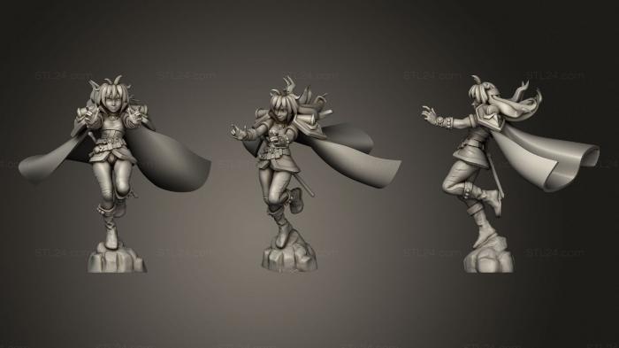Figurines of girls (Lina Inverse Slayers D&D, STKGL_1088) 3D models for cnc