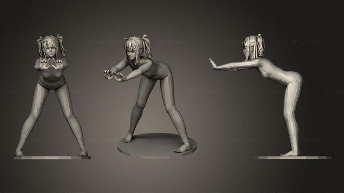 Figurines of girls (Marie rose nude, STKGL_1129) 3D models for cnc