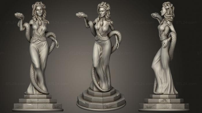 Figurines of girls (Medusa 2, STKGL_1143) 3D models for cnc