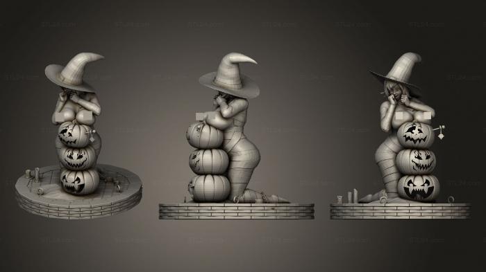 Figurines of girls (Mei Pumpkin, STKGL_1144) 3D models for cnc