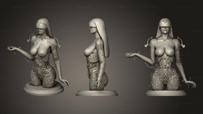 Figurines of girls (Mekanika Figure, STKGL_1146) 3D models for cnc