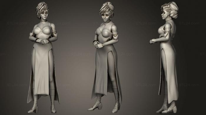 Figurines of girls (Mel medarda 9, STKGL_1148) 3D models for cnc