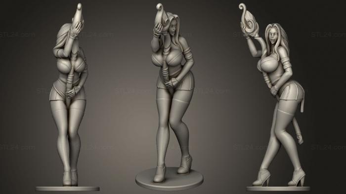 Figurines of girls (Meredith, STKGL_1153) 3D models for cnc