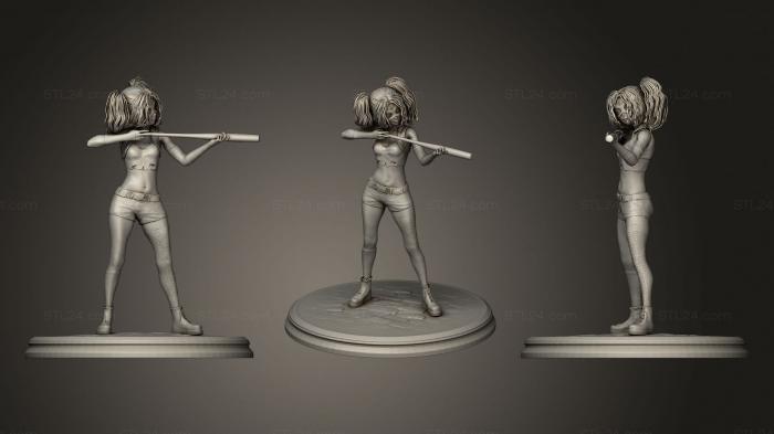 Figurines of girls (Miss H Lee, STKGL_1171) 3D models for cnc