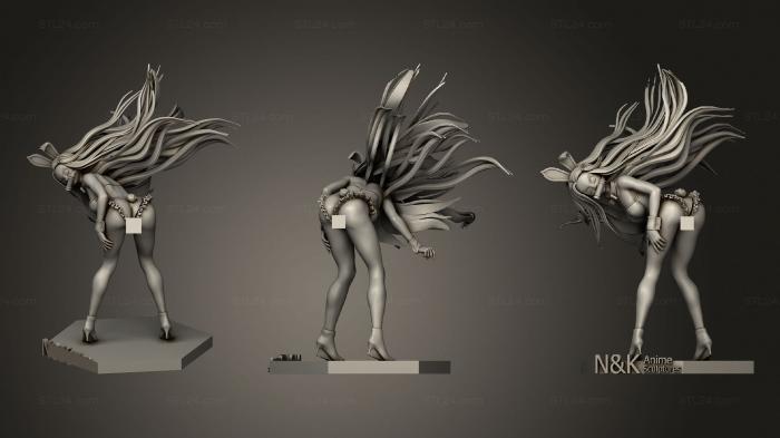 Figurines of girls (Nezuko Bunny, STKGL_1226) 3D models for cnc