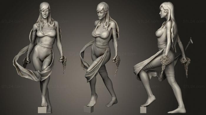 Figurines of girls (Psylock mod, STKGL_1344) 3D models for cnc