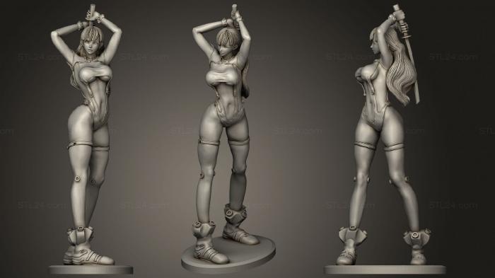 Figurines of girls (Reika Shimohira SP, STKGL_1381) 3D models for cnc