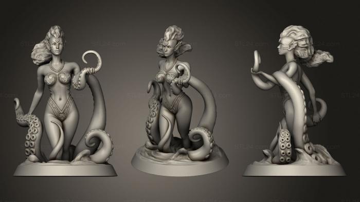 Figurines of girls (Rhodanthe, STKGL_1390) 3D models for cnc