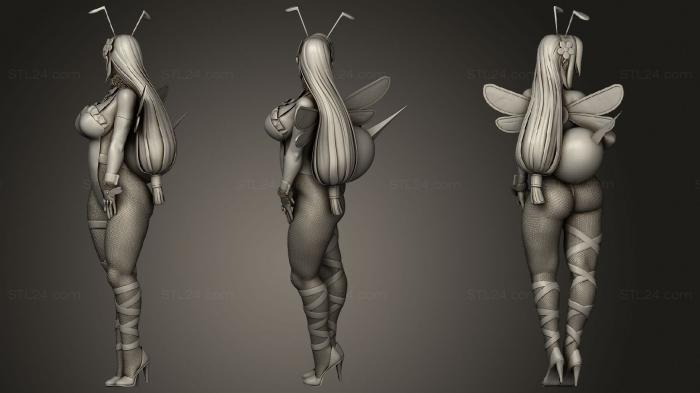 Статуэтки девушки (Раш Зилла Аэрит в костюме Танцующей Королевы 40 версия 2 41, STKGL_1406) 3D модель для ЧПУ станка