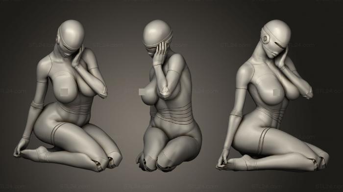 Figurines of girls (Sexy 147, STKGL_1455) 3D models for cnc