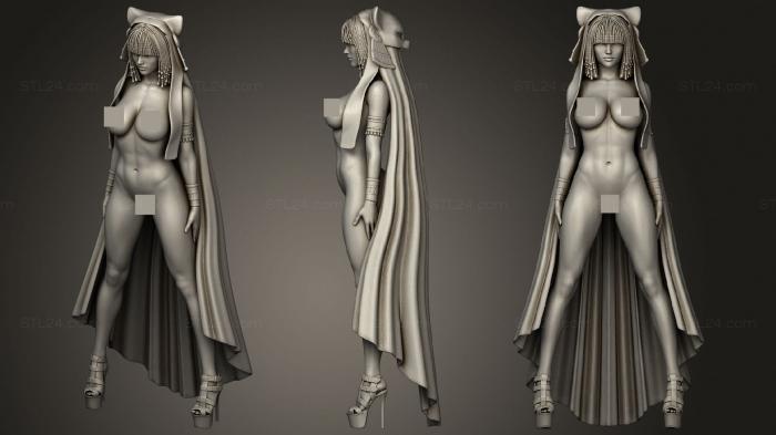 Статуэтки девушки (Сексуальная Ведьма, STKGL_1485) 3D модель для ЧПУ станка