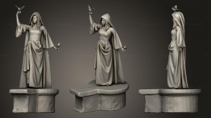 Figurines of girls (Shrine of Nocturnal, STKGL_1508) 3D models for cnc