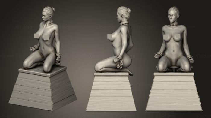 Figurines of girls (Slave 01, STKGL_1523) 3D models for cnc