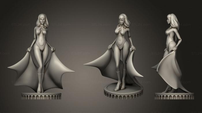 Figurines of girls (Vampire Queen, STKGL_1644) 3D models for cnc