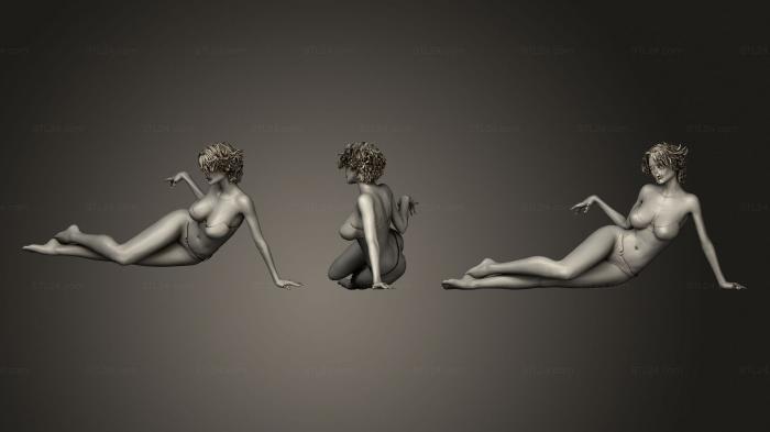 Figurines of girls (Women 1 2, STKGL_1703) 3D models for cnc