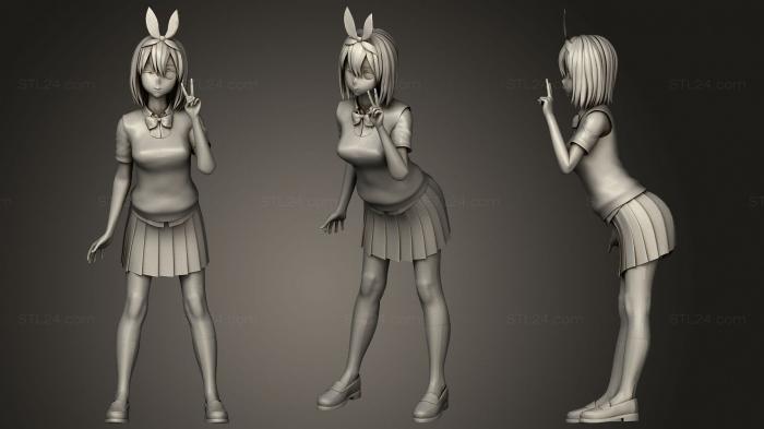 Figurines of girls (Yotsuba Nakano 01, STKGL_1716) 3D models for cnc