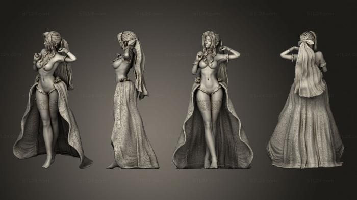 Figurines of girls (Aerith 2, STKGL_1747) 3D models for cnc