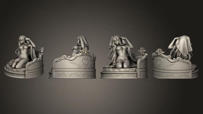 Статуэтки девушки (Элла Арт, STKGL_1879) 3D модель для ЧПУ станка